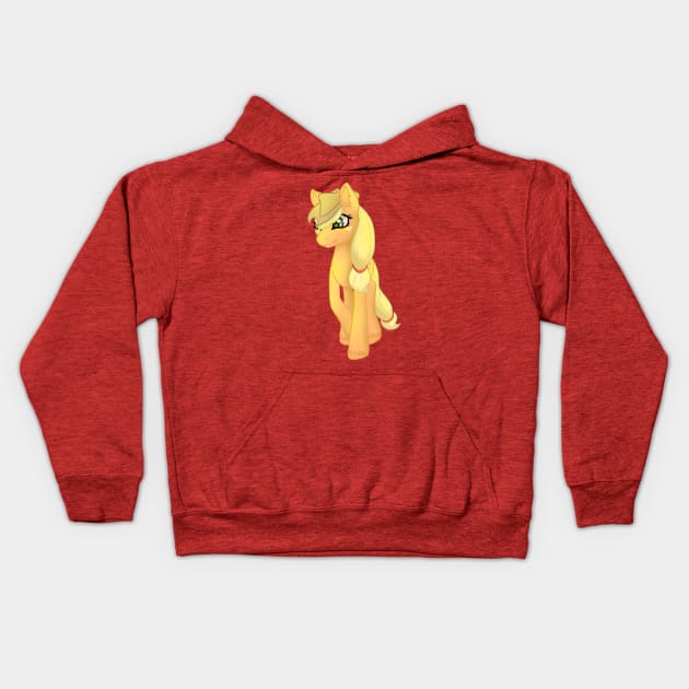 AppleJack Kids Hoodie by ThatCatObsessedDemon